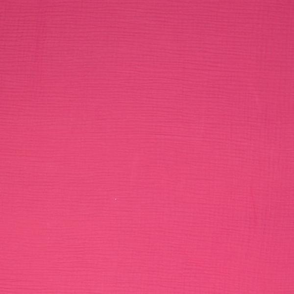 Musselin - Double Gauze -  Jenke Uni Pink by Swafing